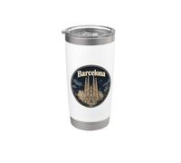Barcelone Souvenir/Barcelone Gobelet isotherme en acier inoxydable double paroi