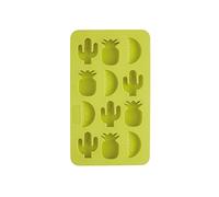 Barcraft Bac à Glaçons en Silicone Tropical Chic Novelty, 22 X 13 cm (8.5" X 5") - Vert