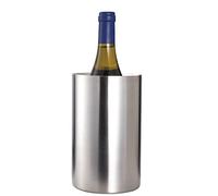Bar Craft – Refroidisseur de vin isolé pour une bouteille – Acier inoxydable – 12×12×19 cm – Argent