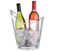 BarCraft Seau à Glace avec Poignée pour 2 Bouteilles de Vin, 10 L