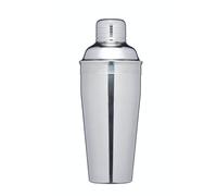 Barcraft Shaker à Cocktail en Acier Inoxydable Isolé à Double Paroi avec Livret de Recettes, 500 ml (17.5 Fl Oz), Metallic