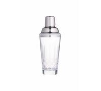 Barcraft Shaker à Cocktail en Verre Taillé avec Passoire en Acier Inoxydable, 400 ml (14 Fl Oz)