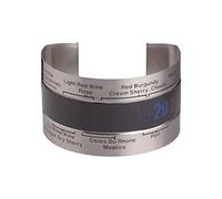 BarCraft - Thermomètre pour Bouteille de Vin, Acier Inoxydable