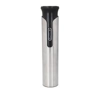 BarCraft Tire-bouchon électrique en acier inoxydable avec coffret cadeau Argenté