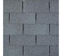 Bardeaux bitumineux TRIO T-GREY, couleur gris - bitume toiture