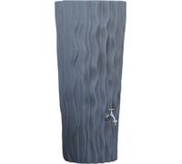 Baril d'eau de pluie gris ALANA 160 litres plantable