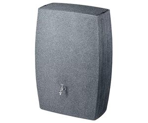 Baril d'eau de pluie rectangulaire PIETRA 270 litres granit