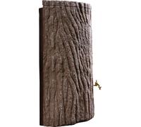 Baril d'eau de pluie tronc d'arbre EVERGREEN LITE 300 litres brun