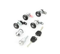 barillet de contact 95VB-B22050-FG Compatible avec Ford pour Transit MK5 1994-2000 Kit complet de 6 serrures d'allumage de porte avant et arrière avec 2 clés