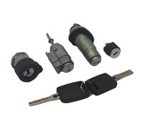 barillet de contact Ensemble de verrouillage complet interrupteur d'allumage cylindre de baril de verrouillage de coffre de porte gauche Compatible avec A6 C5 4B 1.9TDI(SET)