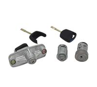 barillet de contact LK1S71F22050AA Compatible avec FORD pour MONDEO 2001-2007 ensemble de verrouillage complet interrupteur d'allumage serrure de porte serrure de coffre(Set-3pcs)