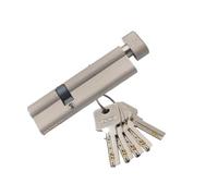 Barillet Porte D'EntréE Cylindre De Serrure Porte Sécurité En Laiton, Noyau Excentrique Alliage D'aluminium(55x35T)