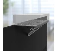 Barkan Étagère supérieure de TV de 30cm, Écran PC, Support pour appareils de Streaming/boîtes multimédia/Haut-parleurs et décoration d'intérieur/étagère supérieure de Moniteur, Poids Max. 6Kg