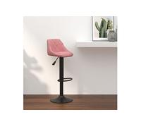 Barkruk fluweel roze335343