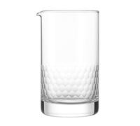 barmate Verre mélangeur à cocktail coloré à la main en cristal véritable comme accessoire de bar de qualité supérieure (motif nid d'abeille)