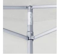 BARNUM Blanc - LEMON®Tente de réception Pliant/Tonnelle de fête - ANTI-UV - avec 2 parois 3x3 m Acier Blanc - J3664473