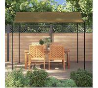 BARNUM Taupe - LEMON®Auvent de parasol/Tonnelle de fête - ANTI-UV - 3x2,4 m Taupe 180 g/m² - J8571238