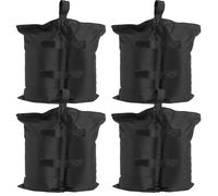 Barnum - TECTAKE - Lot de 4 sacs de lestage pour pavillon SABORRA en polyester, à remplir avec du sable - Noir