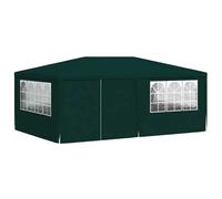 BARNUM Vert - LEMON®Tente de réception Pliant/Tonnelle de fête - ANTI-UV - avec parois latérales 4x6 m Vert 90 g/m² - J7778417