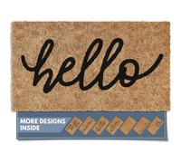 Barnyard Designs Hello Paillasson intérieur/extérieur antidérapant, Tapis de Bienvenue pour extérieur, Porche, entrée, décoration de Ferme, 76 x 43 cm
