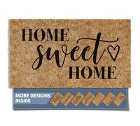 Barnyard Designs Home Sweet Home Paillasson antidérapant pour intérieur et extérieur 76 x 43 cm