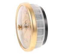 Baromètre Extérieur à Cadran Réglable en Métal, Mesure Précise | Indicateur Soleil et Pluie, Léger, Multi-usage, Coloris Or, pour Usage Extérieur, Modèle Portable