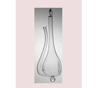 Baromètre Goethe en verre clair transparente baromètre à poser en verre soufflé à la bouche en cristal station météorologique de décoration à versent dimensions: environ 7,5 x 26 cm