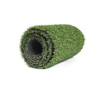 Baroni Home Rouleau de Gazon Synthétique Vert Naturel 10x2 mt épaisseur 30 mm, Gazon en PE, Fond Drainant en PP, Haute Densité de Fils/m², Résistant et Sûr pour les Animaux, pour Jardins, Piscines