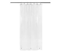 Barossa Design Doublure de Rideau de Douche étroite avec 3 aimants, Doublure de Douche imperméable en PEVA pour Petite Salle de Bain, sans PVC, œillets métalliques, Transparent, 91,5 x 213,5 cm