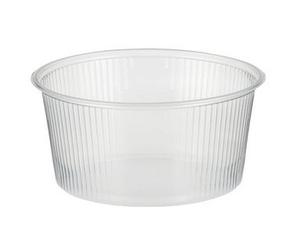 Barquette d'emballage rond, sans couvercle, 125 ml