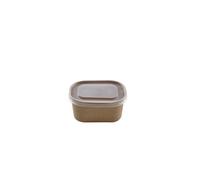 Barquette rectangulaire en carton kraft + couvercle en PP 250 ml 500 unités Betik