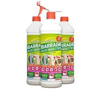Barrage aux insectes W2000 3x1L avec 3 bouchons de sécurité + 1 Pulvérisateur