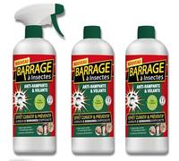 Barrages aux insectes lot de 3 | VENTEO | Anti|nuisible/Effet préventif | Agis en intérieur/extérieur | Toutes surfaces