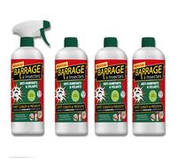 Barrages aux insectes lot de 4 | VENTEO | Anti|nuisible/Effet préventif | Agis en intérieur/extérieur | Toutes surfaces