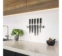 Emuca - Barre à Couteaux magnétique avec adhésif Double Face, Porte-Couteaux Magnétique, 40 cm, Acier Inoxydable