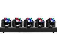 Barre à Moving Head beamZ Galaxy5 5x40W - Moving Head Spots und Beams