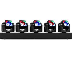 Barre à Moving Head beamZ Galaxy5 5x40W - Moving Head Spots und Beams