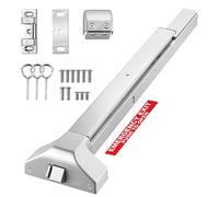 Barre anti-panique VEVOR pour portes de sortie, 788 mm, barre pour issue de secours, ferrure pour porte de sortie de secours avec double pêne de verrouillage et autocollant, pour portes en bois ou en