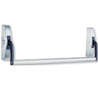 Barre antipanique Cross-bar 89 1 point argent 1250 mm réversible JPM 890100-20-2Z