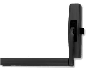 Barre antipanique Cross-bar 89 1 point noire 950 mm droite JPM 890100-02-2Z