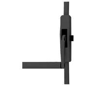 Barre antipanique Cross-bar 89 3 points noire 950 mm droite JPM 890300-02-2Z