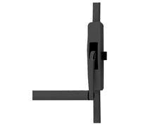 Barre antipanique Cross-bar 89 3 points noire 950mm droite - JPM - 890300-02-2Z
