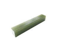 Barre carrée en résine époxy FR4, tige en fibre de verre vert d'eau de haute dureté, matériel de bricolage 1 pièce(245 * 10 * 50MM)