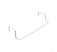 Barre Chauffante Métal pour Serviettes 35cm pour robuste Barre(White) | Installation perçage, s'adapte aux radiateurs 8.5cm, élégant, 40cm de long, gain de place maximal