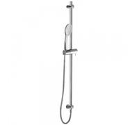 Barre coulissante Ø 20,6 mm. Long. 966 mm. Flexible satin. Avec prise d'eau murale - TRES 06193105