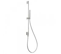 Barre coulissante avec prise d’eau au mur Ø 14 mm. Long. 760 mm. Douchette anticalcaire. (034.116.01). Flexible. - TRES 03493101