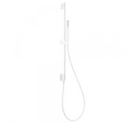 Barre coulissante avec prise d’eau au mur Ø 14 mm. Long. 760 mm. Douchette anticalcaire. Flexible. - TRES 03493201BM
