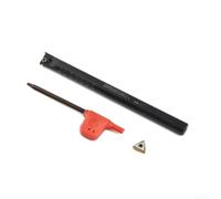 Barre d'alésage interne compatible avec 11NR AG60 et 11IR SNR0010K11 - Outil de tournage pour tour droitier - Tige de 10 mm - Chrome vanadium