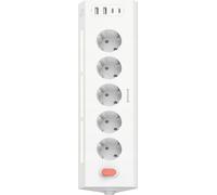 Barre d'alimentation de protection contre les surtensions 5xAC 2x USB 2x USB-C 1,6m / PSPS25002202 / Barre d'alimentation PRISM SOCKET