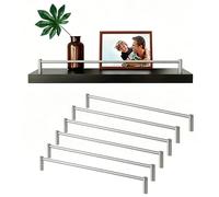 Barre de basculement en acier inoxydable pour placard de cuisine anti-chute, 25,4 à 101,6 cm de long